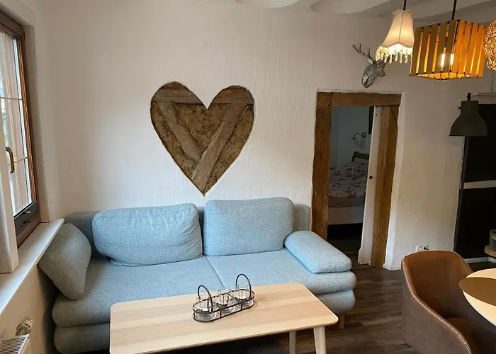 Schoene Ferienwohnung Burgruine Fachwerkhaus