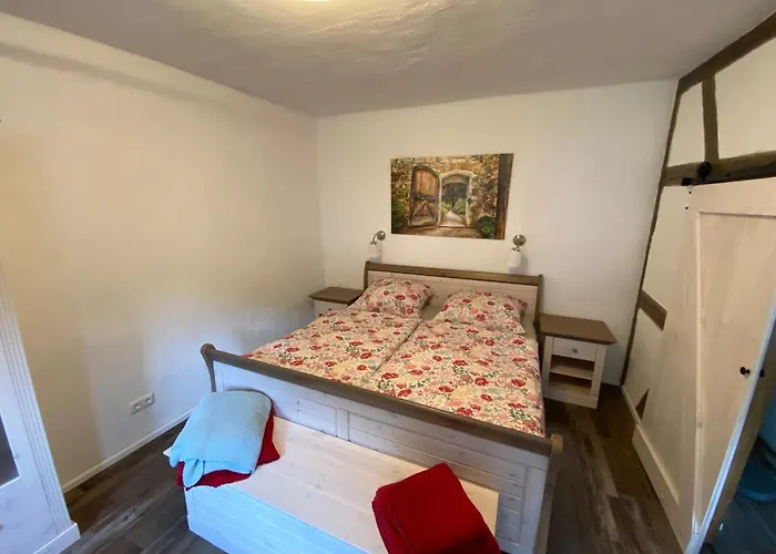 Schoene Ferienwohnung Burgruine Fachwerkhaus