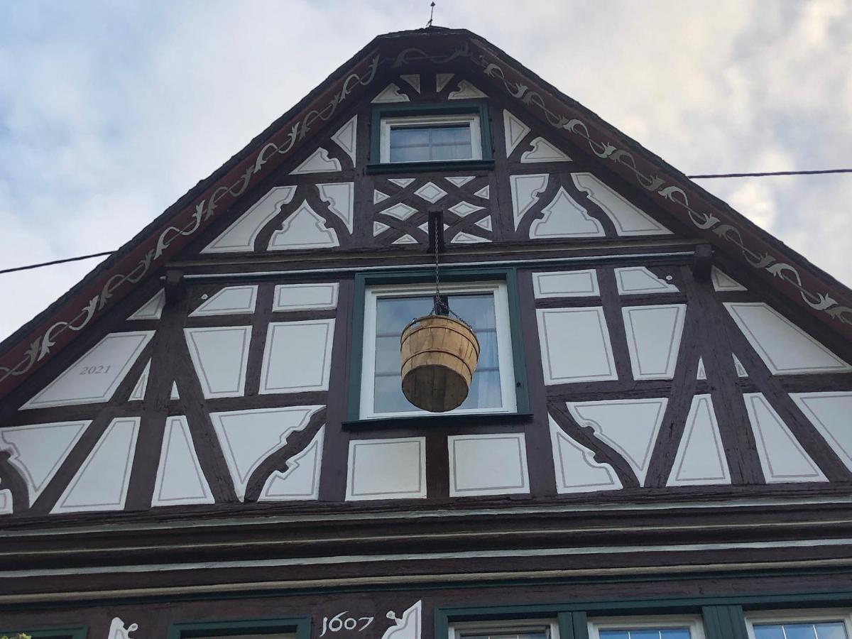 Schoene Burgruine Fachwerkhaus Apartment Bacharach